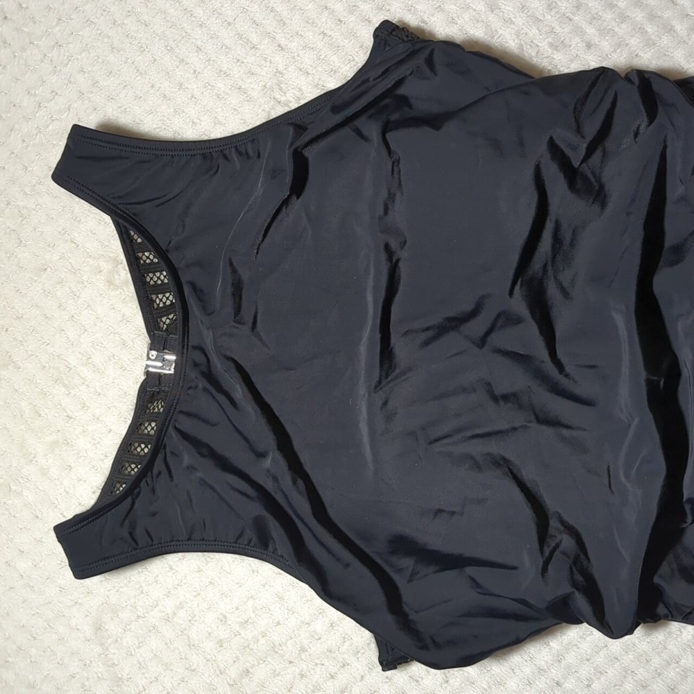 Cupshe Black Backless Tummy Control One Piece Swimsuit - Picture 4 of 10
